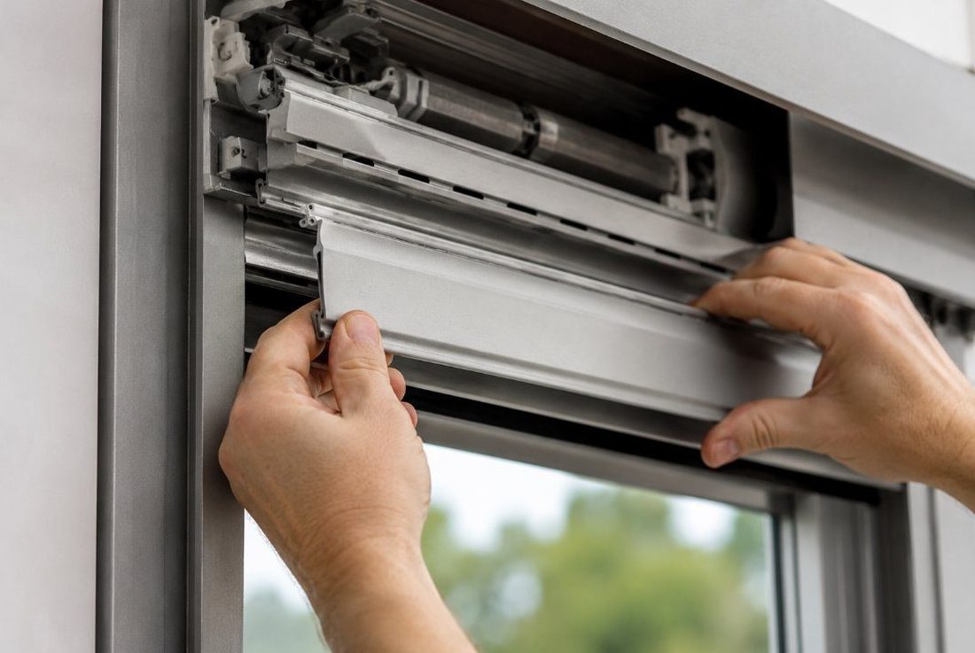 Sustitución de una lama de aluminio en una persiana